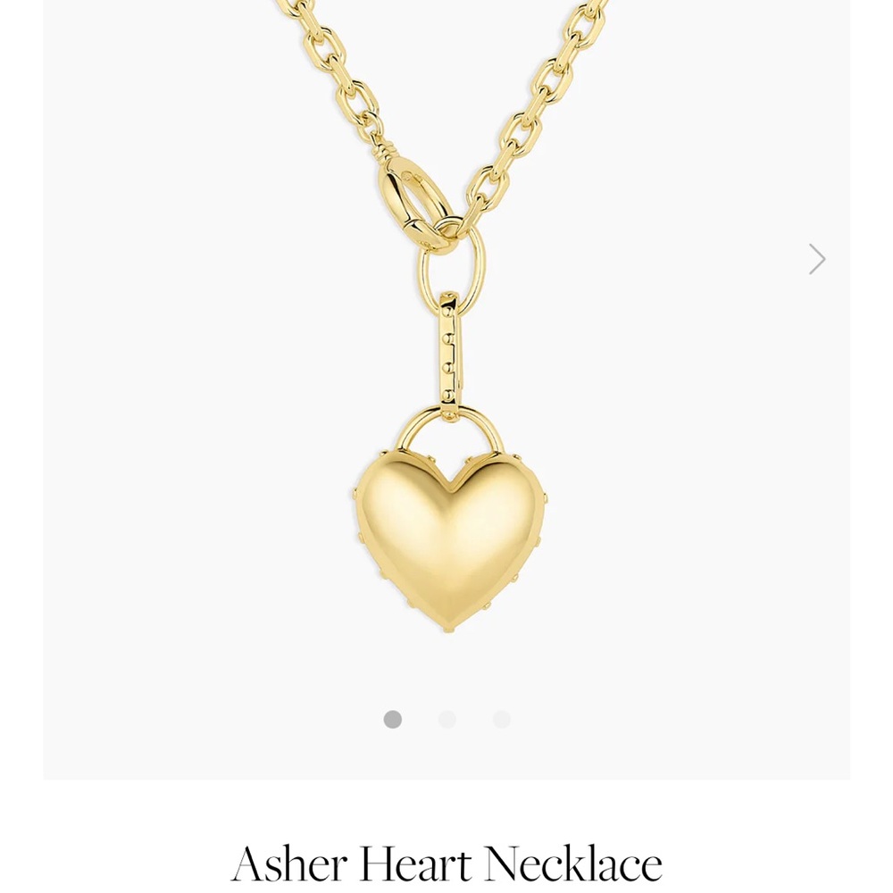Gorjana Gold Heart Pendant Necklace